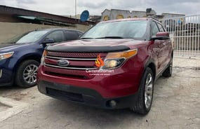 RED FORD EXPLORER LIMITED 2013 