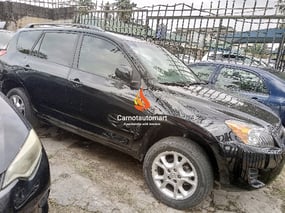 BLACK TOYOTA RAV4 2012