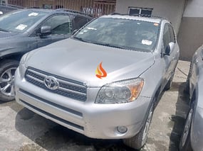 SILVER TOYOTA RAV4 4WD 2008