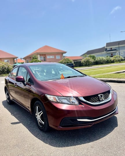 Foreign Used 2013 Red Honda Civic 