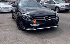 BLACK MERCEDES BENZ C400 AMG TRIM 2015