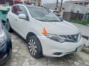 WHITE NISSAN MURANO SL 2011