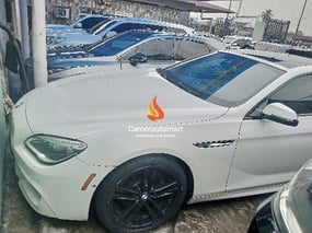 WHITE BMW 650i 2014