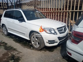 WHITE MERCEDES BENZ GLK250 BLUETEC 2010