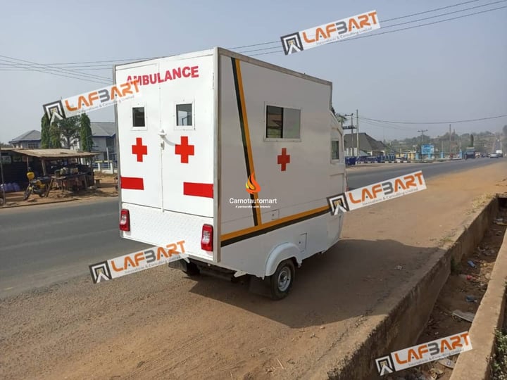 A new Aidil ll Tricycle Ambulance