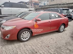 RED TOYOTA CAMRY LE 2012