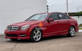 RED MERCEDES BENZ C300 4MATIC 2011 Automatic