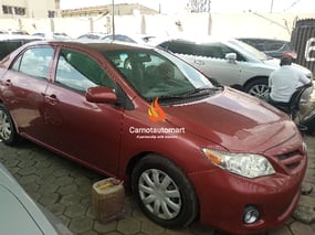 RED TOYOTA COROLLA LE 2013