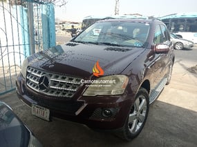 RED MERCEDES BENZ ML350 4MATIC 2010