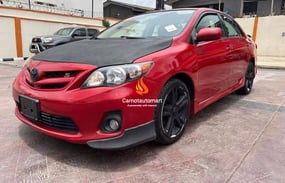 RED TOYOTA COROLLA SPORT 2013