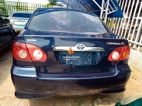 Blue Toyota Corolla Sport Le 2003