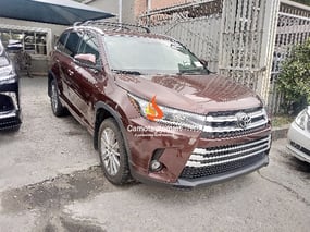 RED TOYOTA HIGHLANDER XLE 2018