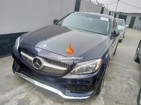 BLUE MERCEDES BENZ C300 4MATIC 2015