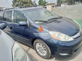 BLUE TOYOTA SIENNA LIMITED 2008