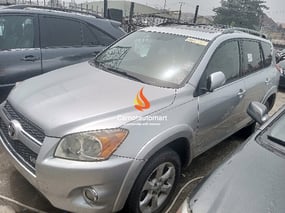 SILVER TOYOTA RAV4 2009