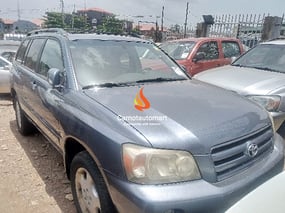 BLUE TOYOTA HIGHLANDER LIMITED 2007