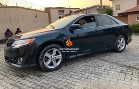 BLACK TOYOTA CAMRY SE 2013 AUTOMATIC