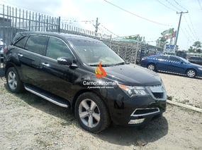 BLACK ACURA MDX 2012