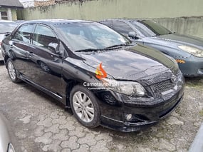 BLACK TOYOTA COROLLA SPORT 2009