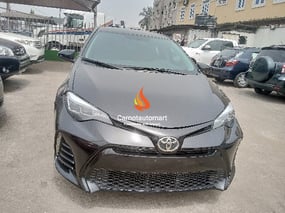 BLACK TOYOTA COROLLA LE 2016