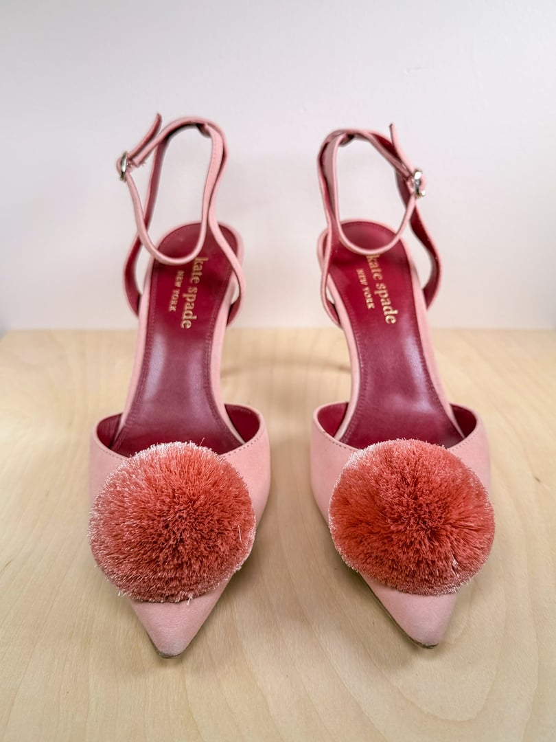 Kate Spade Amour Pom Pumps