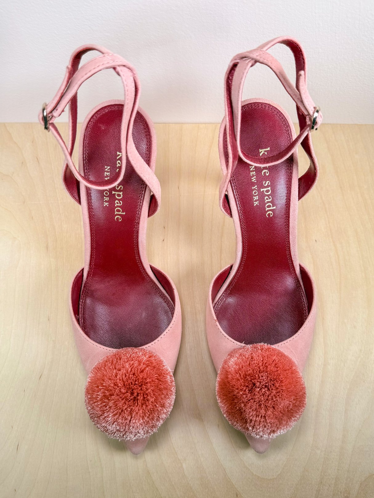 Kate Spade Amour Pom Pumps