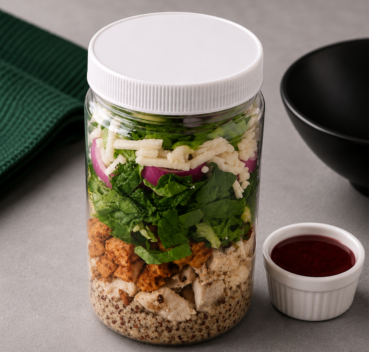 A hearty, feel-good salad with a kick.