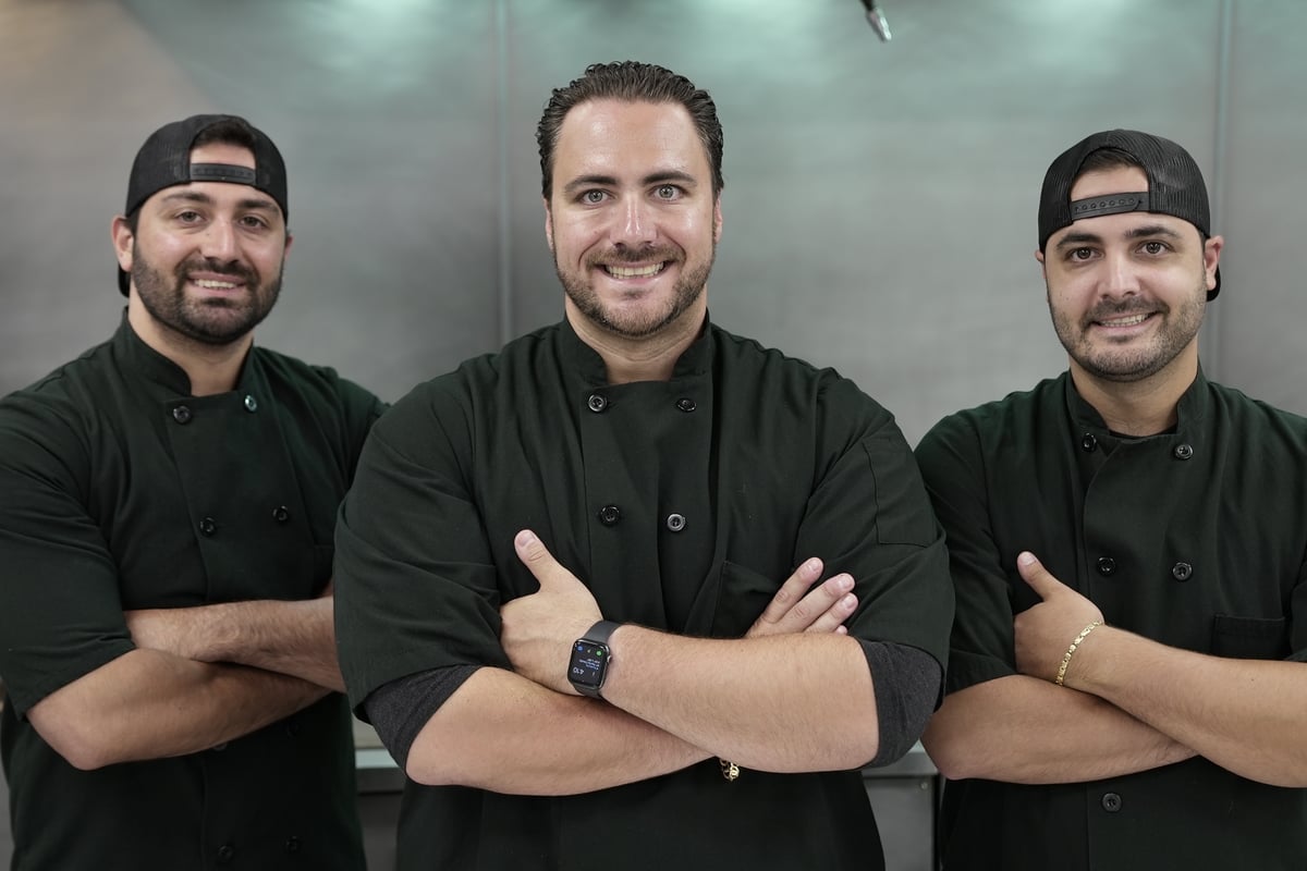 Angelo, Lucio and Valentino Perrina — the three brothers behind Nutre