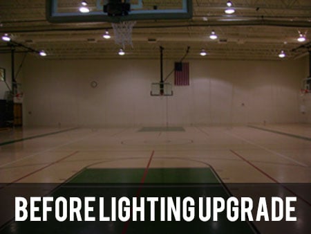 Before LED lighting upgrade