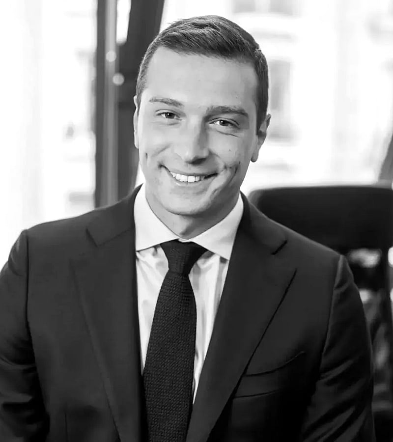 Portrait de Jordan Bardella
