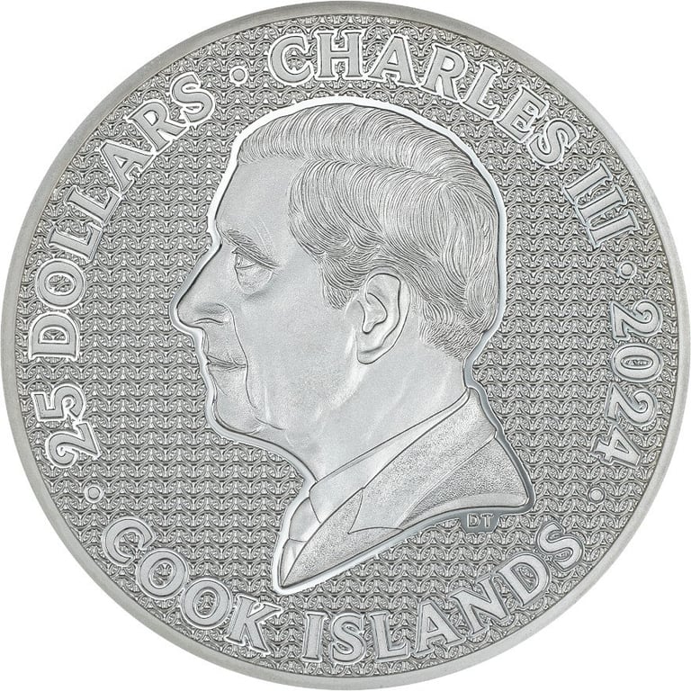 Back of the Silver Iron Knight 5 oz PF - smartminting® 4.0 - 2024