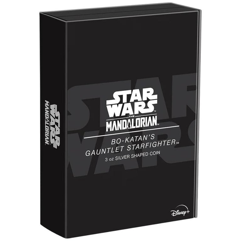 Original case of the Silver STAR WARS Gauntlet Starfighter 3 oz - 2023