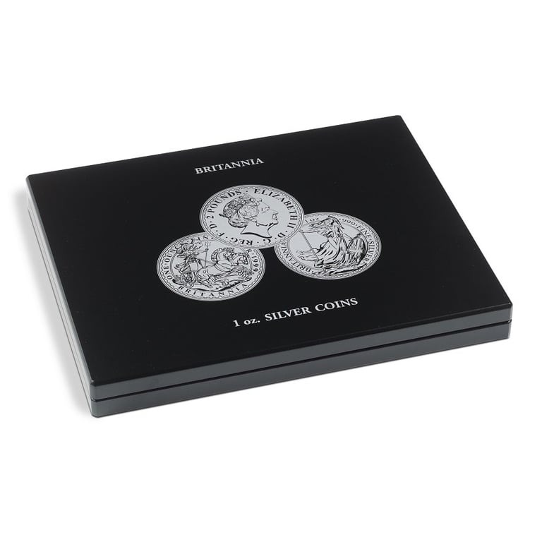 Coin case for 20 x encapsulated Silver Britannia 1 oz
