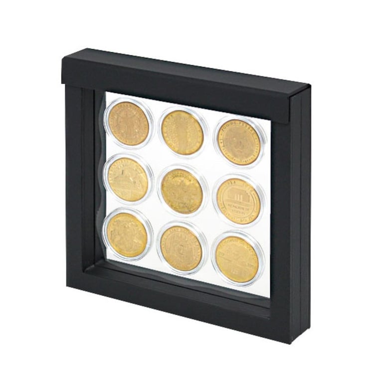 Floating frame for coins and bars large