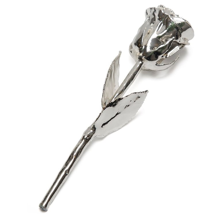 Front of the Rose genuine silver-plated