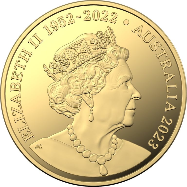 Back of the Gold Kangaroo - 30th Anniversary 1 oz Proof - RAM 2023