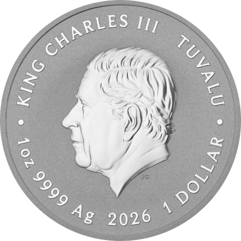 Back of Silver Ottifant 1 oz - Ballonifant 2026