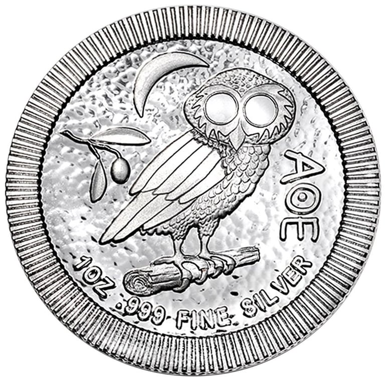 Front of the Silver Owl 1 oz