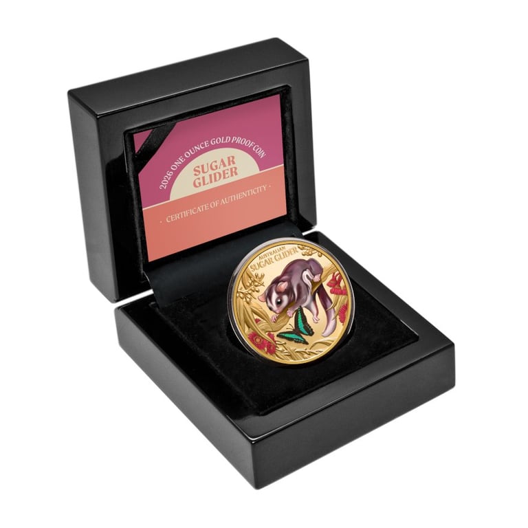 Case of Gold Cute & Cuddly 1 oz Proof - Baby Sugar Glider 2026
