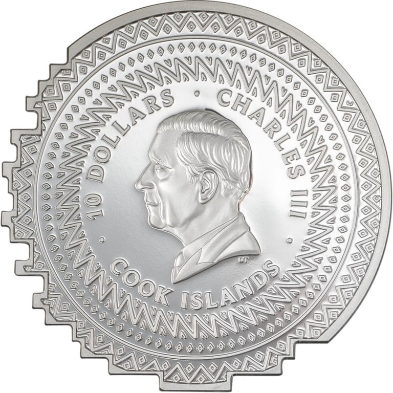Back of the Silver Reconstruction Gorilla 2 oz - Ultra High Relief 2025