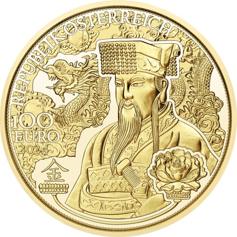 Front of the Gold Magic of Gold 1/2 oz PP - The Gold of China