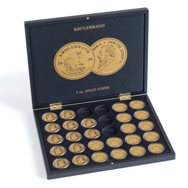 Coin case for 30 x encapsulated Gold Krugerrand 1 oz