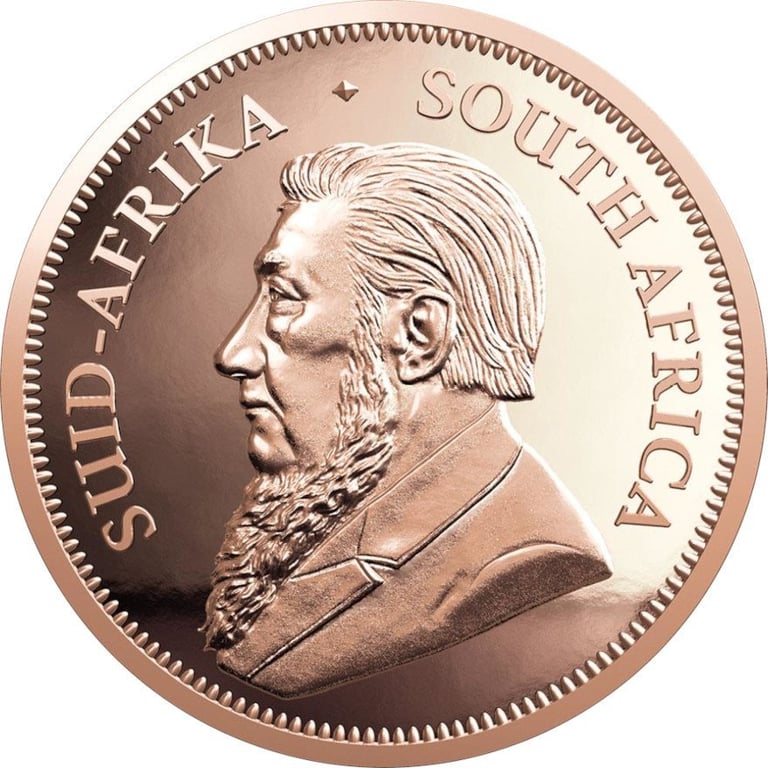 Back of the Gold Krugerrand 1 oz PF - 2018