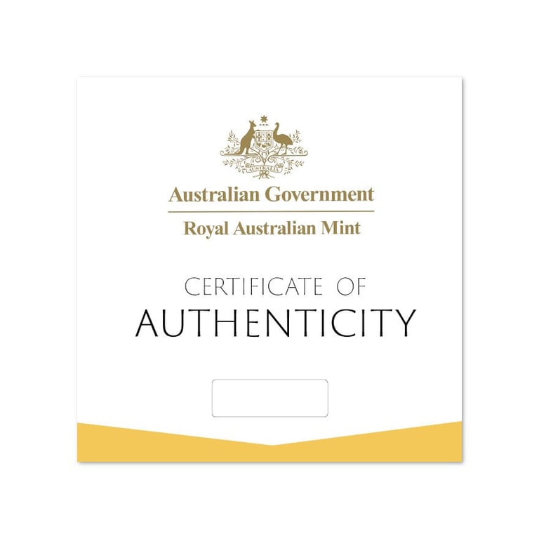 Certificate of authenticity