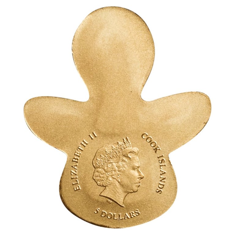 Back of the Gold pacifier 0.5 g