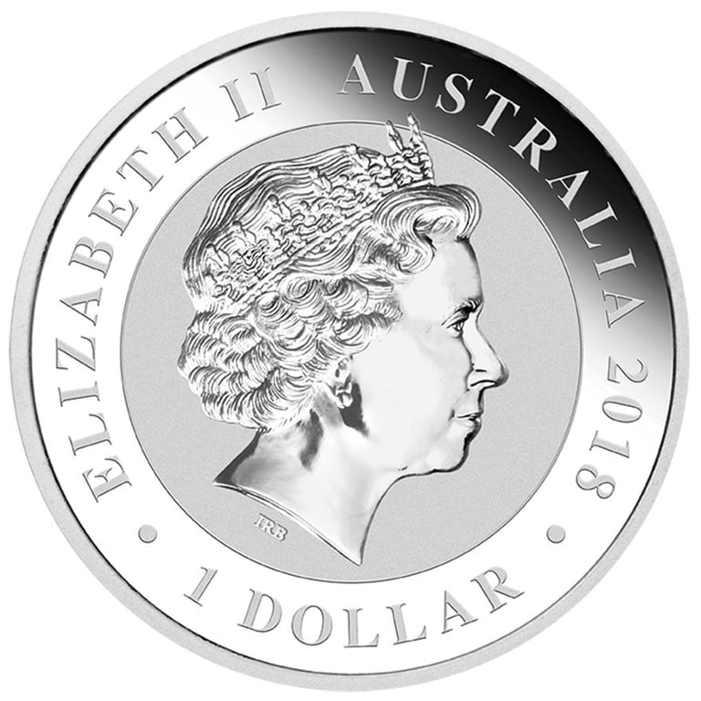 Back of the Silver coin Birds of Paradise – Victoria Bird of Paradise 1oz 2018