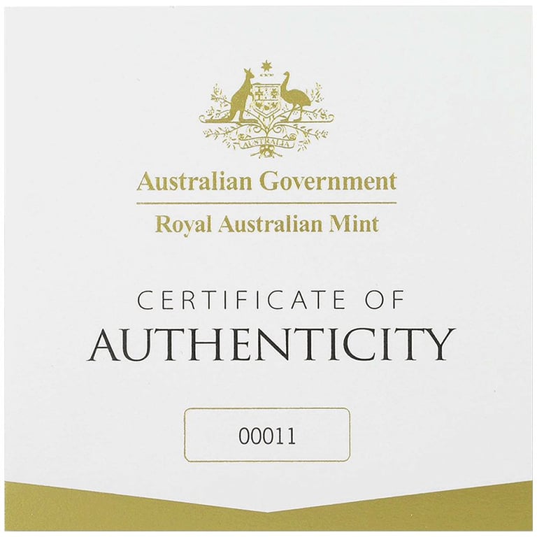 Certificate of authenticity