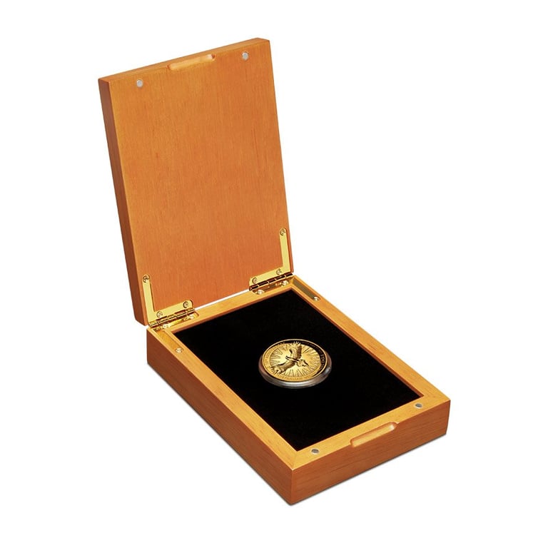 Gold Wedge Tailed Eagle 10th Anniversary 1 oz PF - High Relief 2024 in the original coin case