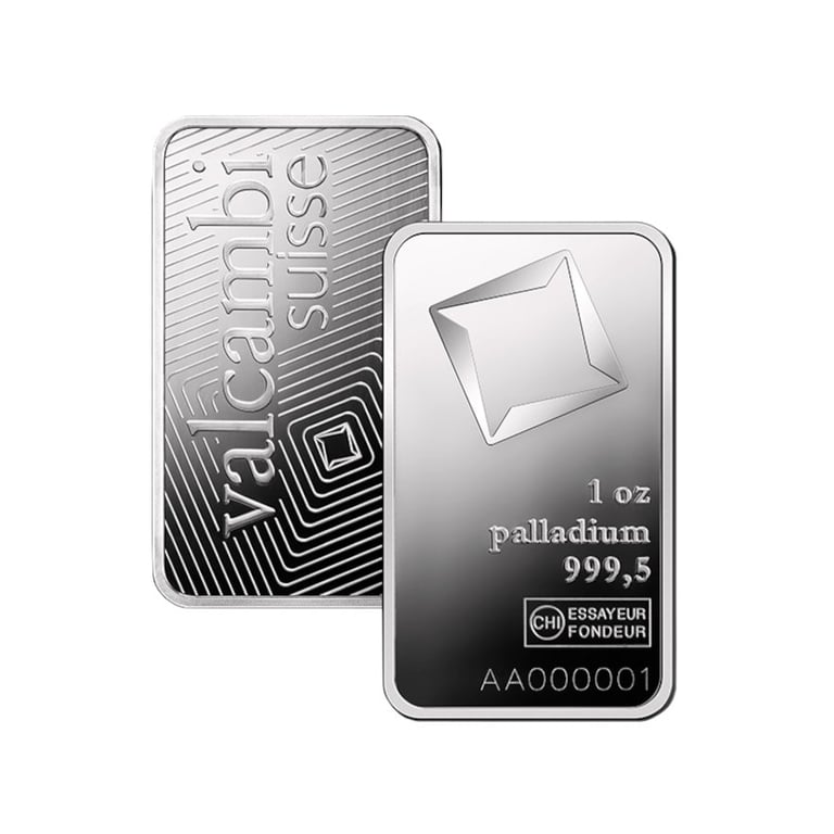 Palladium bar 1 oz