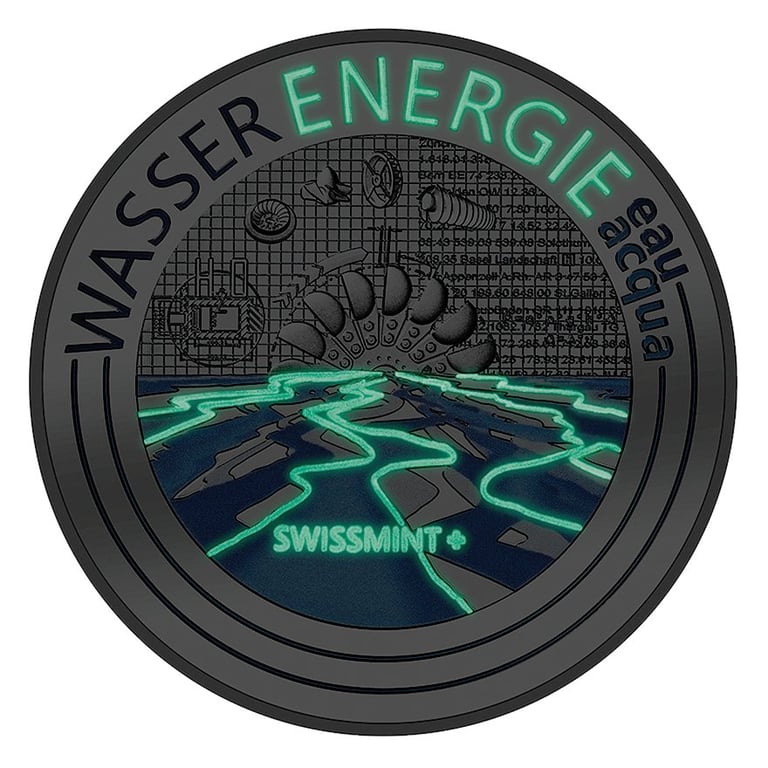 Front of the Silver Water Energy 20 g - fluorescent